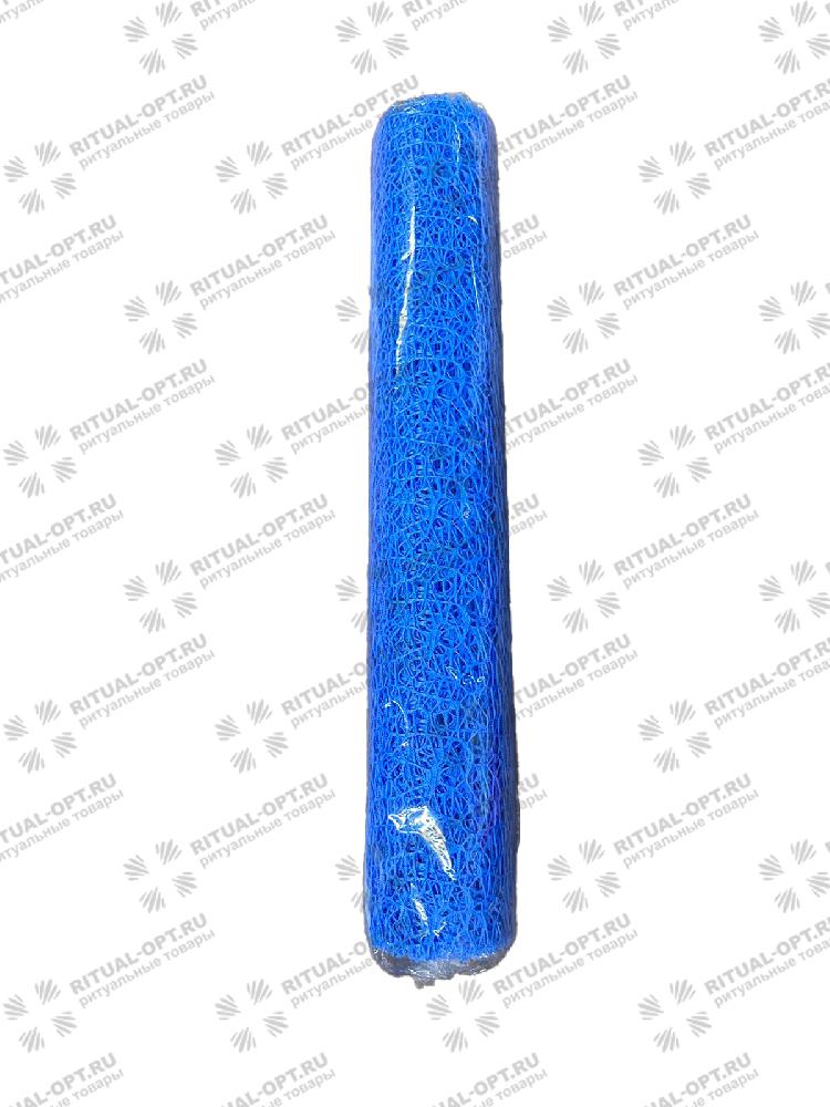 Сетка декоративная Сизаль (48см х 7,0м) (цв. синий)