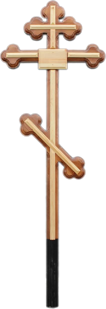 Крест деревянный В-1  (225х80см)