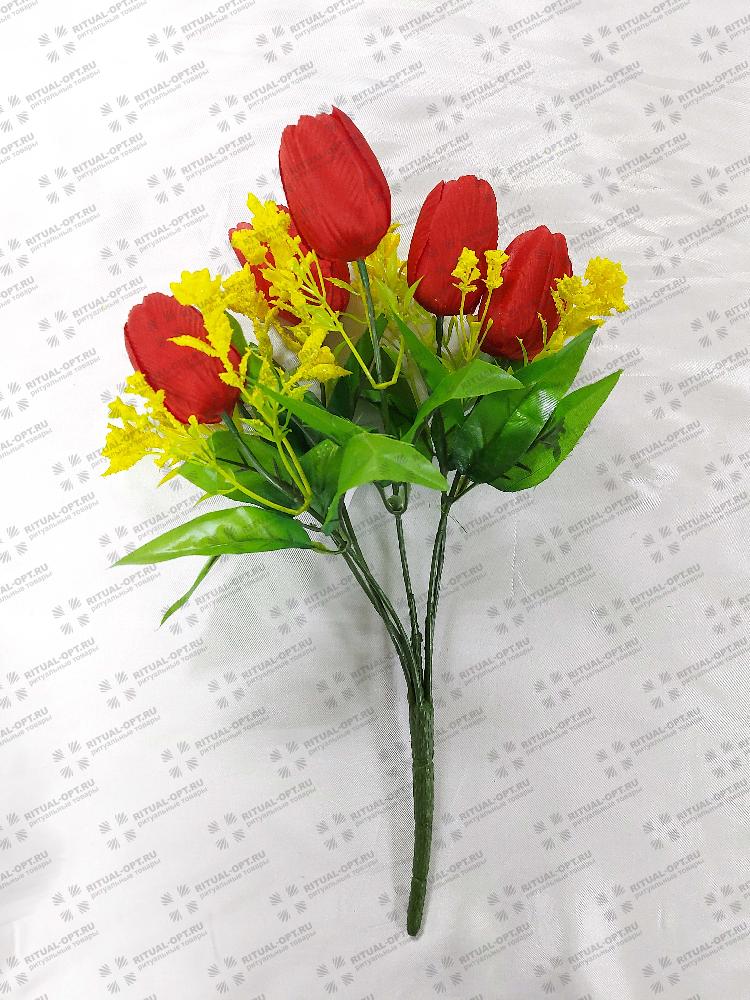 Букет тюльпанов "Хундон" 6г. h=39см 